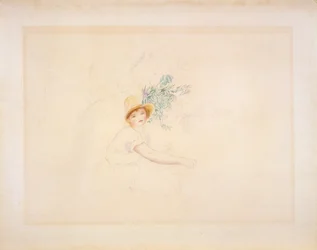 Madame Renoir dans un bateau, 1884-86